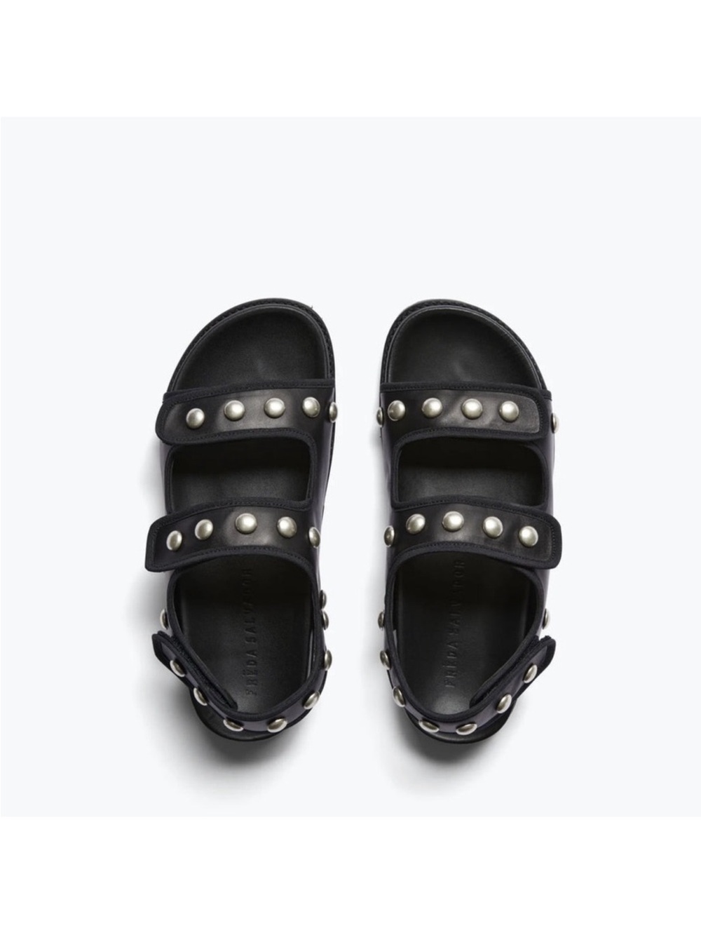 Klara Leather Sandal in Black